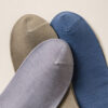 Autumn Winter Men’s Modal Socks Mid Calf Solid Color Soft Seamless Cotton Breathable Sweat Absorbing Crew Socks