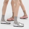 Fashion Women’s Tabi Socks Thin Split Toe Cotton Mid Calf Striped Summer Five Finger Casual Socks