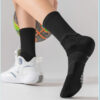 Men’s Performance Sports Socks Long Tube Cushion Sole Anti Odor Running Training Basketball Socks