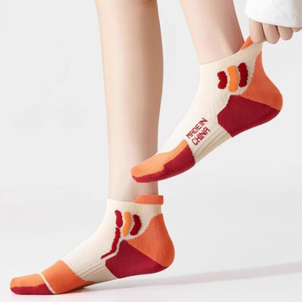 Women’s Ankle Sports Socks Summer Thick Terry Sole Breathable Sweat Wicking Running Basketball Socks