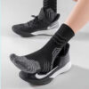 Men’s Training Socks Mid Calf Anti Slip Basketball Badminton Running Sports Socks Cushion Sole Spring Summer