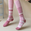 Asymmetric AB Socks Women JK Style Korean INS Long Tube Over Knee Slim Compression Fashion Socks