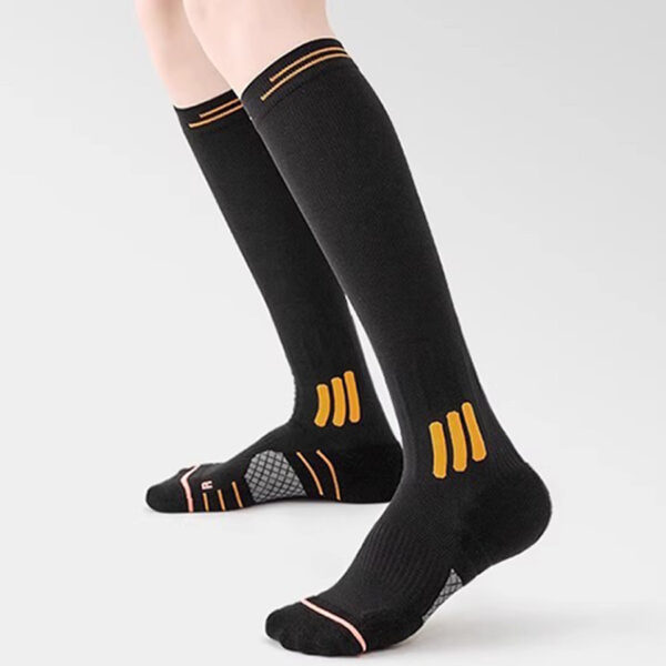Professional Women’s Compression Socks Long Calf Support Running Training Jump Rope Yoga Socks