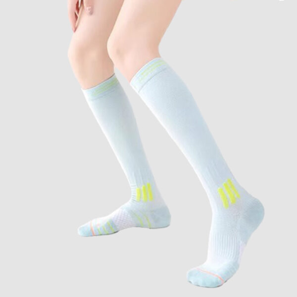 Professional Women’s Compression Socks Long Calf Support Running Training Jump Rope Yoga Socks