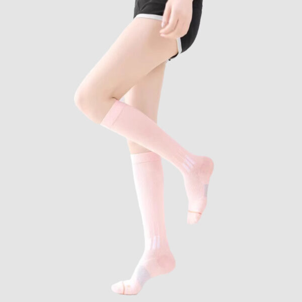 Professional Women’s Compression Socks Long Calf Support Running Training Jump Rope Yoga Socks