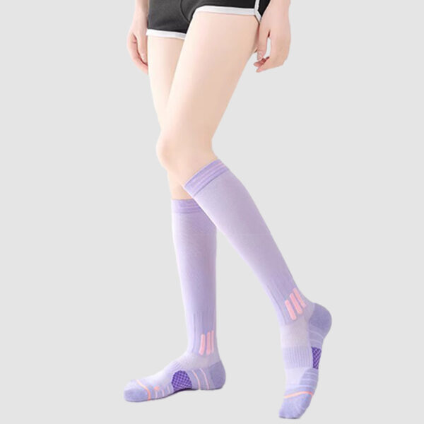 Professional Women’s Compression Socks Long Calf Support Running Training Jump Rope Yoga Socks