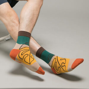 Trendy Streetwear Socks Unisex Cotton Crew Socks Colorful Cartoon Creative Fashion Brand Style Four Seasons