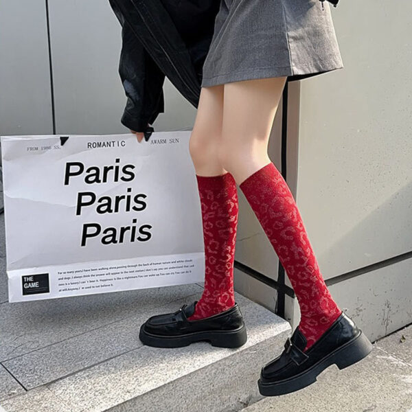 Fashion Original Black JK Over the Knee Socks Women Slim Leg Long Tube Stockings Mid Calf Knee High Socks