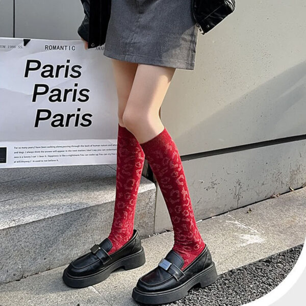 Fashion Original Black JK Over the Knee Socks Women Slim Leg Long Tube Stockings Mid Calf Knee High Socks