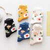 Sweet HyunA Style Mid-Calf Socks Women Korean INS Trend Cute College Girl Cotton Socks