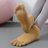 Luxury Style Women’s Yoga Socks Five Finger Anti Slip Pilates Socks Breathable Athletic Toe Socks
