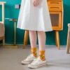 Sweet HyunA Style Mid-Calf Socks Women Korean INS Trend Cute College Girl Cotton Socks
