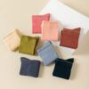 Women’s Colorful Crew Socks Solid Color Fashion Casual Breathable Cotton Socks Spring Autumn