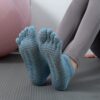Luxury Style Women’s Yoga Socks Five Finger Anti Slip Pilates Socks Breathable Athletic Toe Socks