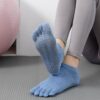 Luxury Style Women’s Yoga Socks Five Finger Anti Slip Pilates Socks Breathable Athletic Toe Socks